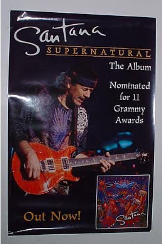 Santana Supernatural - Set Of 2 poster UK SNTPOSU309739