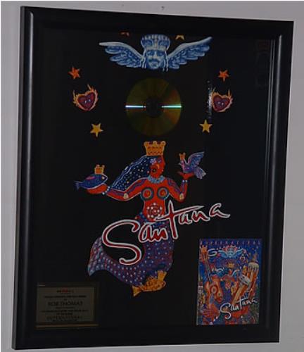 Santana Supernatural award disc Mexican SNTAWSU283500