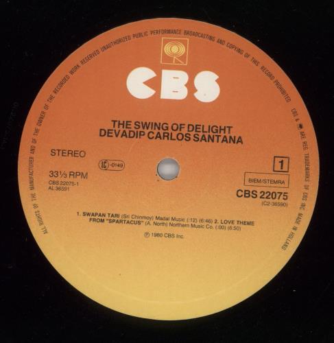 Santana The Swing Of Delight 2-LP vinyl record set (Double LP Album) Dutch SNT2LTH516789