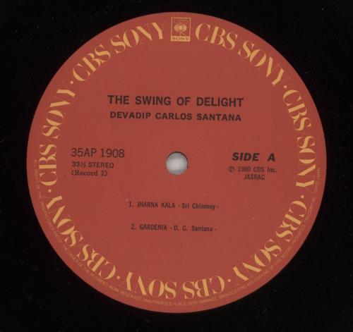 Santana The Swing Of Delight vinyl LP album (LP record) Japanese SNTLPTH878647