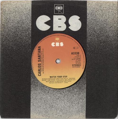 Santana Watch Your Step 7" vinyl single (7 inch record / 45) UK SNT07WA706025