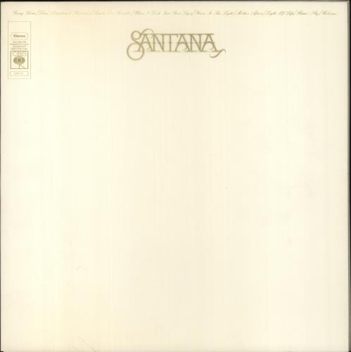 Santana Welcome - White label variant vinyl LP album (LP record) UK SNTLPWE858581