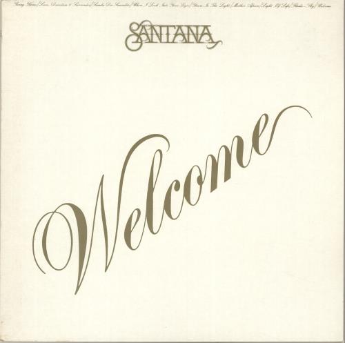 Santana Welcome vinyl LP album (LP record) UK SNTLPWE703980