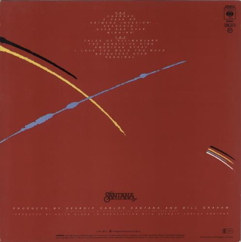 Santana Zebop! vinyl LP album (LP record) UK SNTLPZE253295