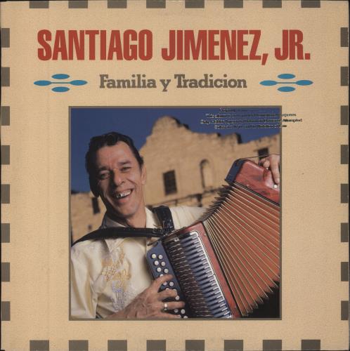 Santiago Jimenez, Jr. Familia Y Tradicion vinyl LP album (LP record) US 5CULPFA813811