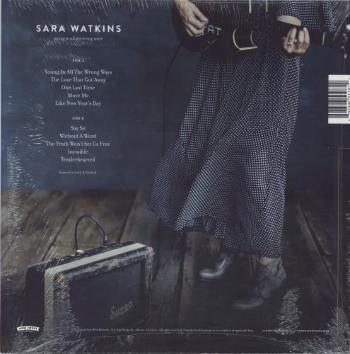 Sara Watkins Young In All The Wrong Ways vinyl LP album (LP record) US 5B5LPYO799468