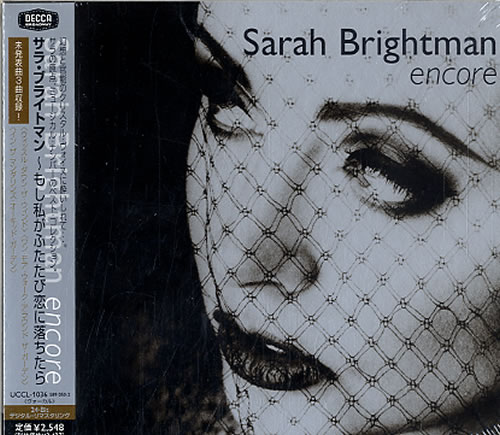 Sarah Brightman Encore CD album (CDLP) Japanese SAHCDEN623699