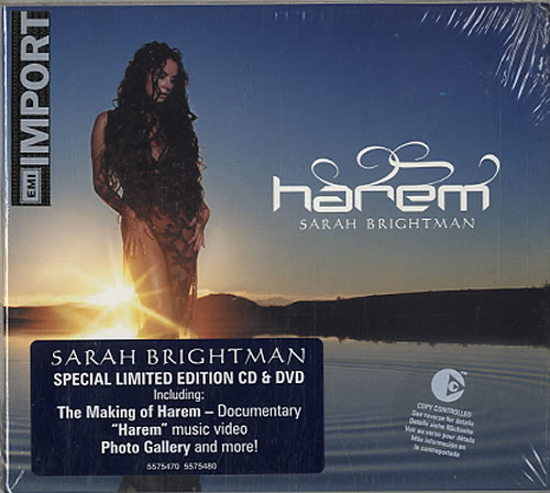 Sarah Brightman Harem 2-disc CD/DVD set German SAH2DHA252504