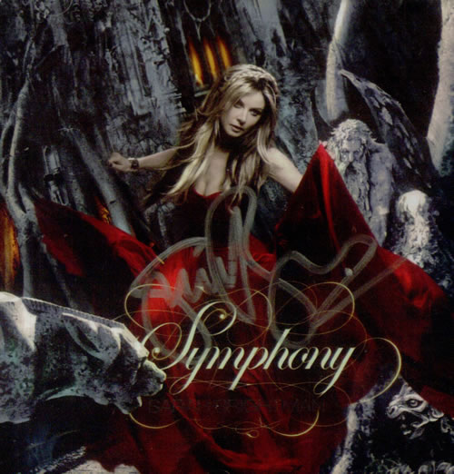 Sarah Brightman Symphony - Autographed Booklet memorabilia US SAHMMSY540772