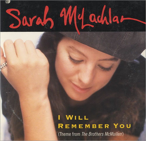 Sarah McLachlan I Will Remember You CD single (CD5 / 5") US MCLC5IW166622