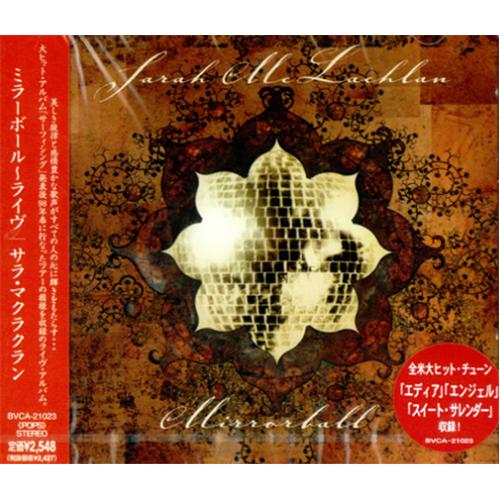 Sarah McLachlan Mirrorball CD album (CDLP) Japanese MCLCDMI147989