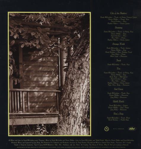 Sarah McLachlan Touch vinyl LP album (LP record) Canadian MCLLPTO94412