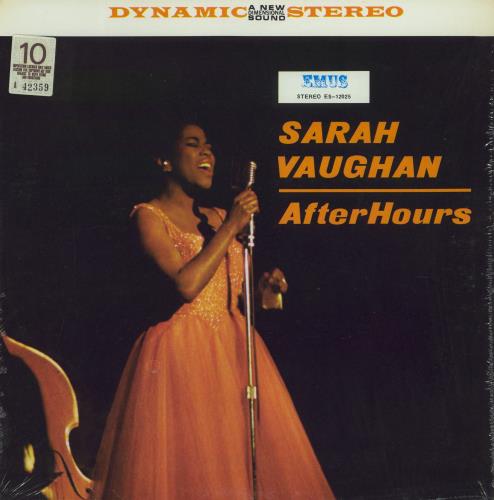 Sarah Vaughan After Hours - shrink vinyl LP album (LP record) US VAALPAF677753