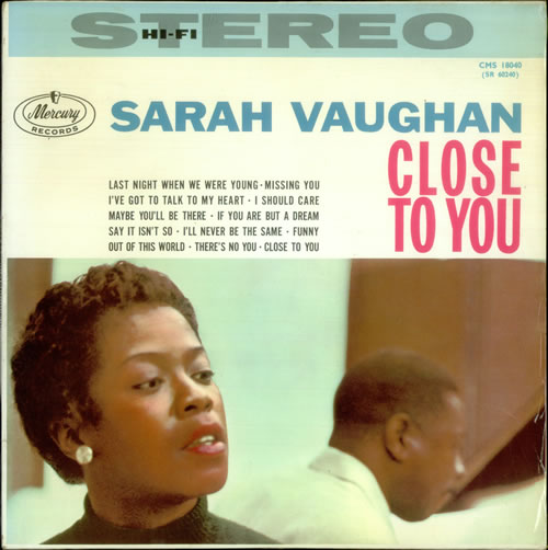Sarah Vaughan Close To You vinyl LP album (LP record) UK VAALPCL536471