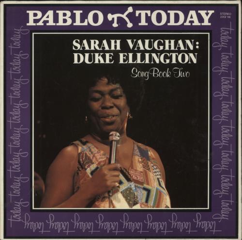 Sarah Vaughan Duke Ellington Song Book Two vinyl LP album (LP record) US VAALPDU878843