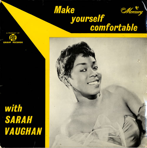 Sarah Vaughan Make Yourself Comfortable 10" vinyl single (10 inch record) UK VAA10MA551775