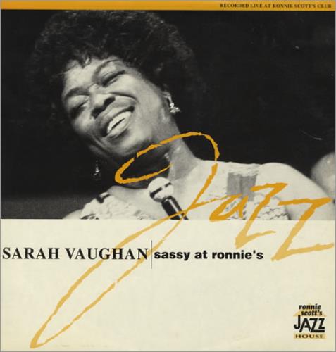 Sarah Vaughan Sassy At Ronnie's vinyl LP album (LP record) UK VAALPSA404144