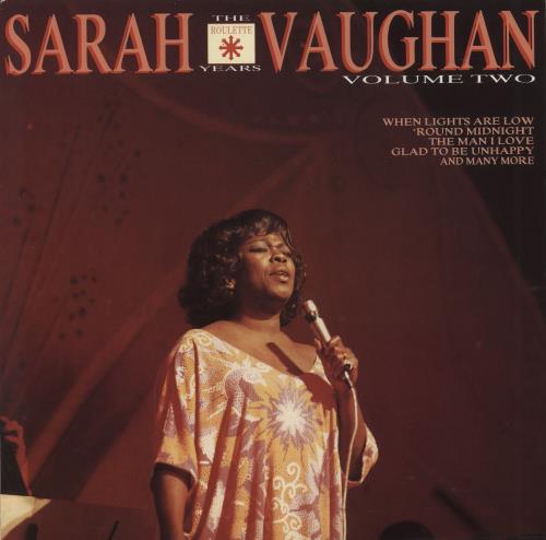 Sarah Vaughan The Roulette Years Volume Two vinyl LP album (LP record) UK VAALPTH880018