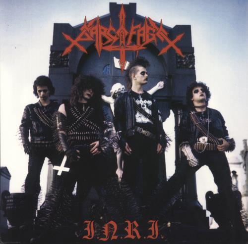 Sarcofago I.N.R.I. vinyl LP album (LP record) US WGULPIN869152