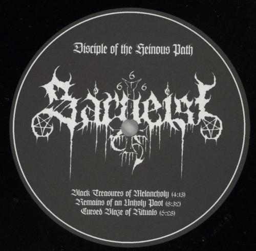Sargeist Disciple Of The Heinous Path vinyl LP album (LP record) German 6B6LPDI868684