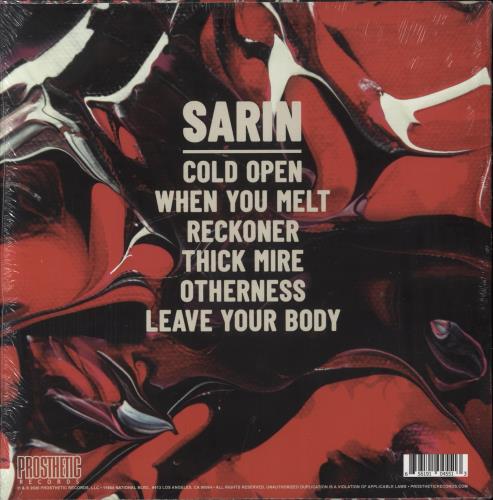 Sarin You Can't Go Back - Red with Cream and Black Splatter Vinyl - Shrink vinyl LP album (LP record) Canadian 6HSLPYO831600