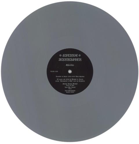 Satanic Warmaster Opferblut - Silver Vinyl vinyl LP album (LP record) Finnish 7F6LPOP863291