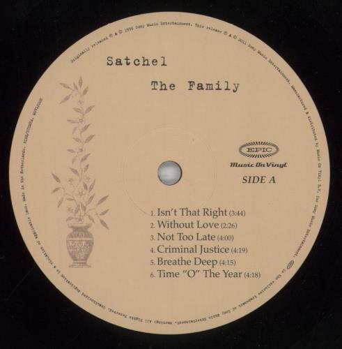 Satchel The Family - 180g vinyl LP album (LP record) UK 8D4LPTH850432