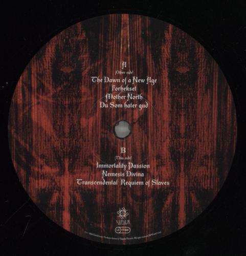 Satyricon Nemesis Divina vinyl LP album (LP record) Austrian S6QLPNE863275