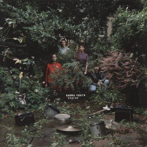 Sauna Youth Deaths - Orange and Black Vinyl vinyl LP album (LP record) UK 4BXLPDE872298