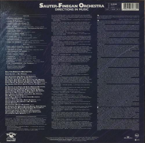 Sauter-Finegan Orchestra Directions In Music vinyl LP album (LP record) German 652LPDI880005