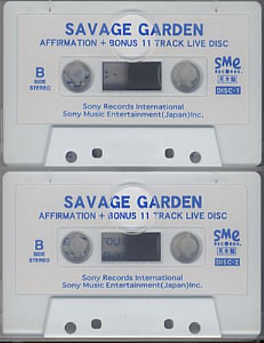 Savage Garden Affirmation Double Cassette Album Japanese SGD2KAF200643