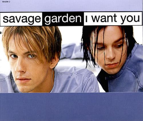 Savage Garden I Want You CD single (CD5 / 5") Austrian SGDC5IW84163