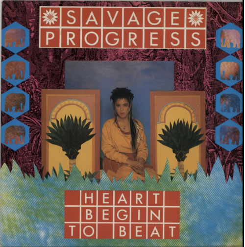 Savage Progress Heart Begin To Beat 7" vinyl single (7 inch record / 45) UK 3SP07HE624193