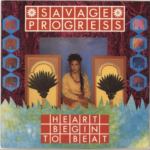 Savage Progress Heart Begin To Beat 12" vinyl single (12 inch record / Maxi-single) UK 3SP12HE703854