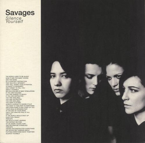 Savages Silence Yourself - EX vinyl LP album (LP record) UK XD2LPSI864777