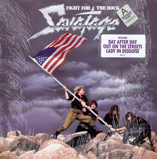 Savatage Fight For The Rock vinyl LP album (LP record) US SVTLPFI463252