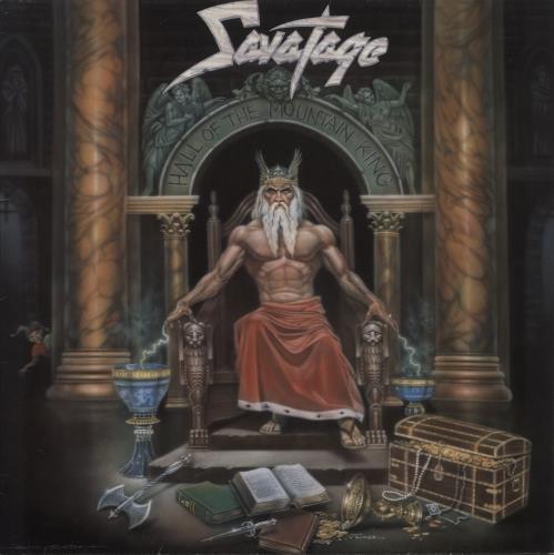 Savatage Hall Of The Mountain King vinyl LP album (LP record) German SVTLPHA554373