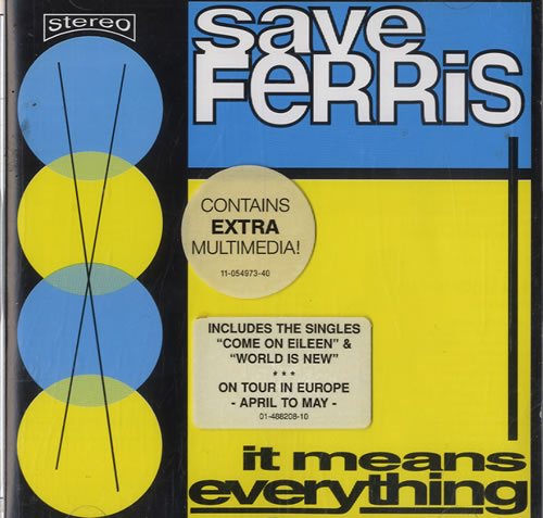 Save Ferris It Means Everything CD album (CDLP) Austrian UAXCDIT587614