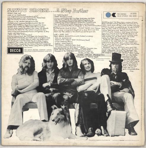 Savoy Brown A Step Further - 1st - EX vinyl LP album (LP record) UK SVBLPAS739093
