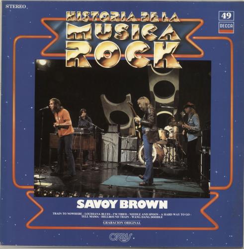 Savoy Brown Historia De La Musica Rock vinyl LP album (LP record) Spanish SVBLPHI703792
