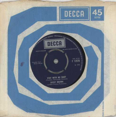 Savoy Brown I'm Tired 7" vinyl single (7 inch record / 45) UK SVB07IM683233