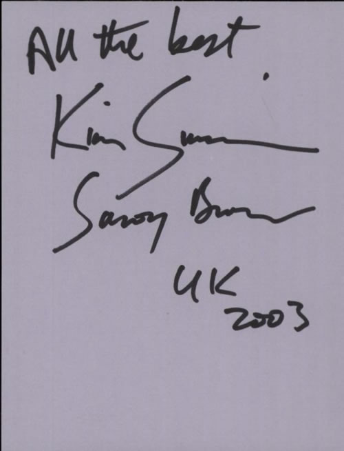 Savoy Brown Pages From Autograph Books memorabilia UK SVBMMPA606852