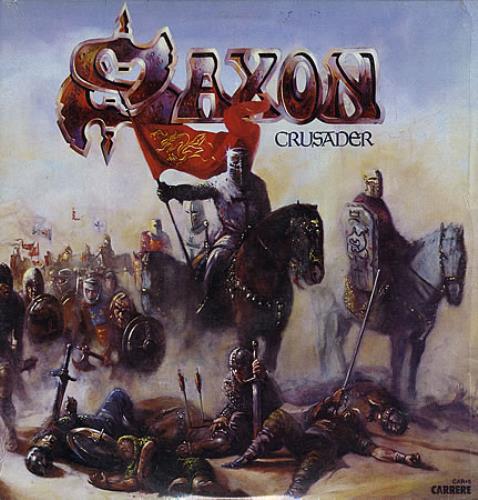 Saxon Crusader vinyl LP album (LP record) Mexican SAXLPCR362688