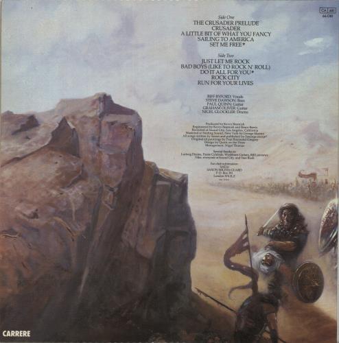 Saxon Crusader vinyl LP album (LP record) French SAXLPCR447110