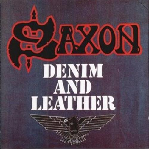 Saxon Denim And Leather CD album (CDLP) UK SAXCDDE463134