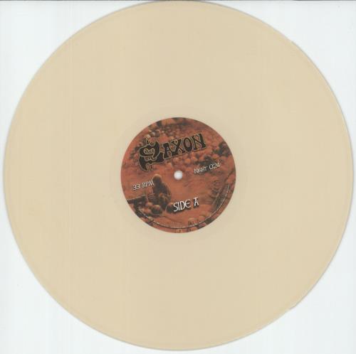 Saxon Dogs Of War - Sandy Vinyl + Stickers vinyl LP album (LP record) Italian SAXLPDO872104