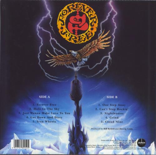 Saxon Forever Free - Red Vinyl vinyl LP album (LP record) UK SAXLPFO781876