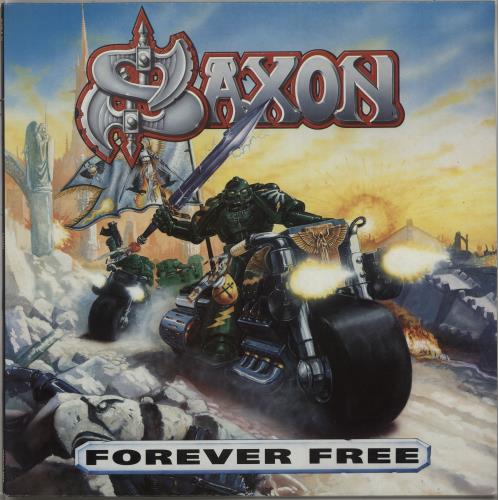 Saxon Forever Free vinyl LP album (LP record) UK SAXLPFO667198