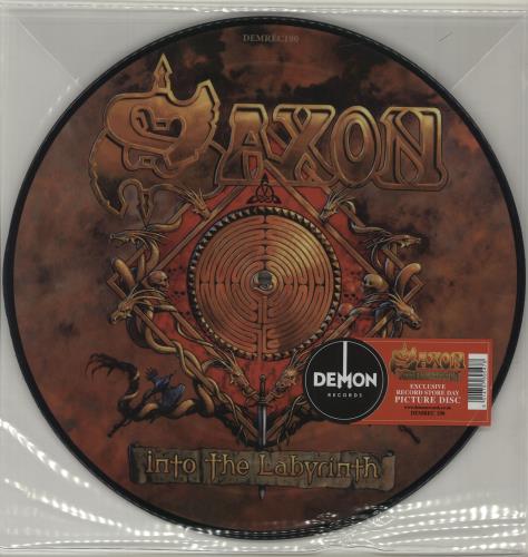 Saxon Into The Labyrinth - RSD17 picture disc LP (vinyl picture disc album) UK SAXPDIN686880