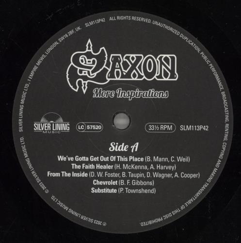 Saxon More Inspirations vinyl LP album (LP record) UK SAXLPMO887920
